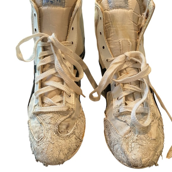 ASICS Onitsuka Tiger Wrestling Shoes Size 8 - Rare And First ASICS Shoe - Picture 6 of 9